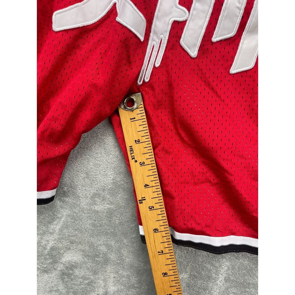 Just Don 1993-94 Houston Rocket Shorts Size Small Red RARE Yao Ming - Picture 4 of 12
